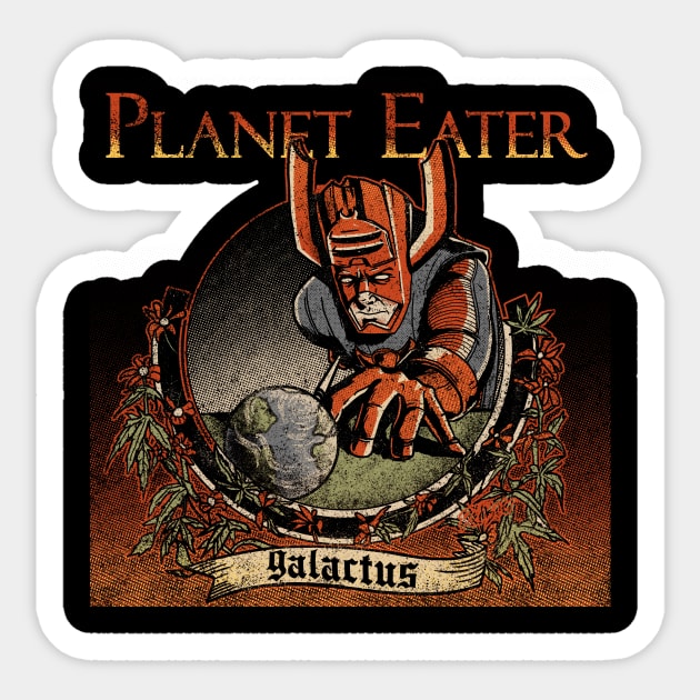 Planet Eater Sticker by RedBug01